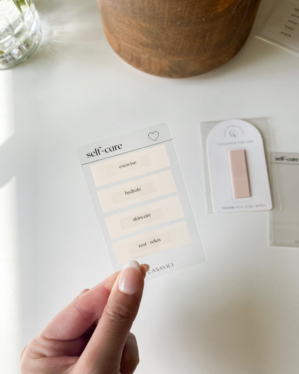 Self-Care Task Card System