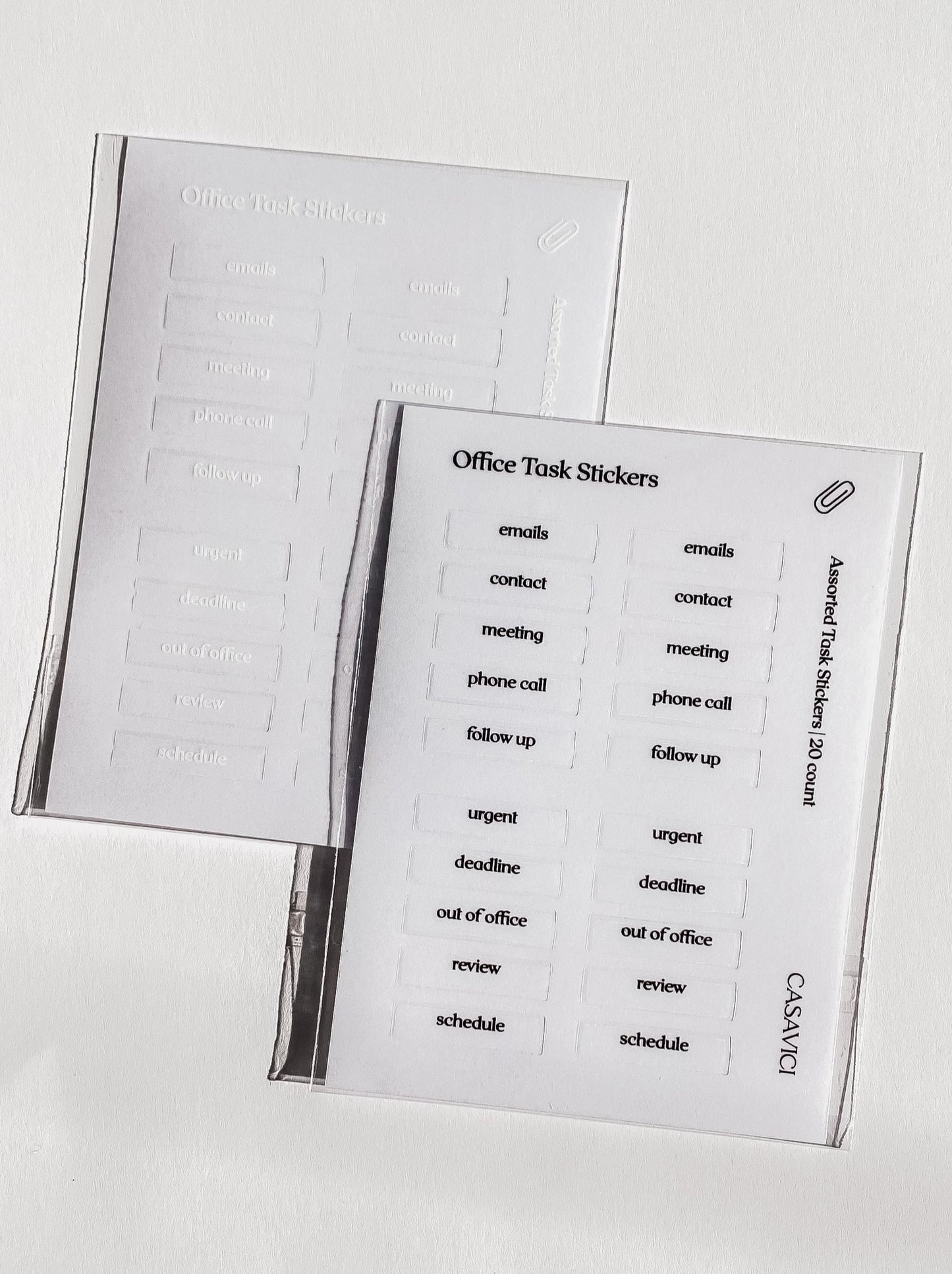 Office Task Stickers