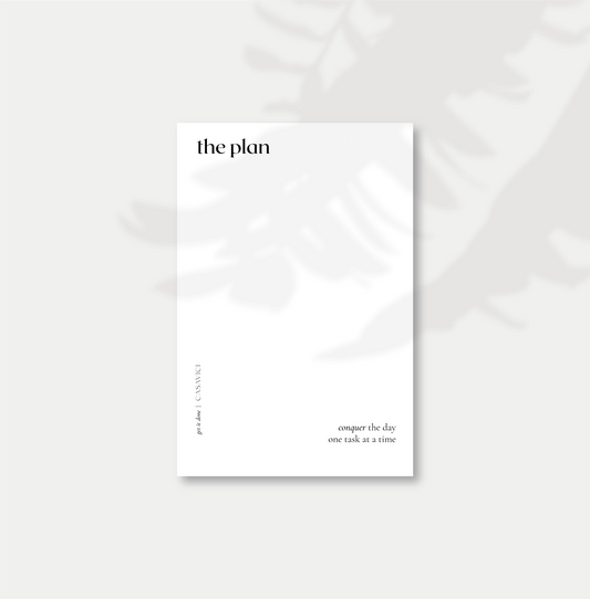 The Plan Notepad